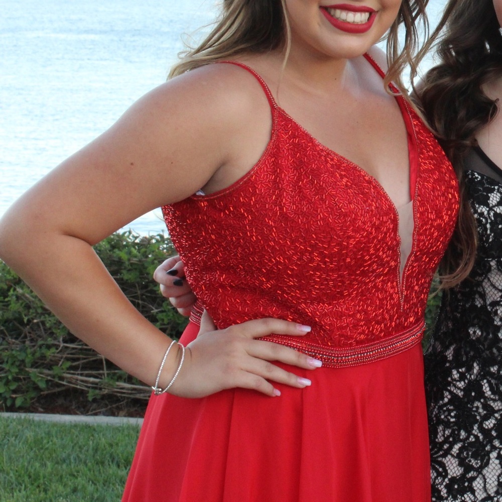 Sherri Hill - Red Prom Dress: Style 51009